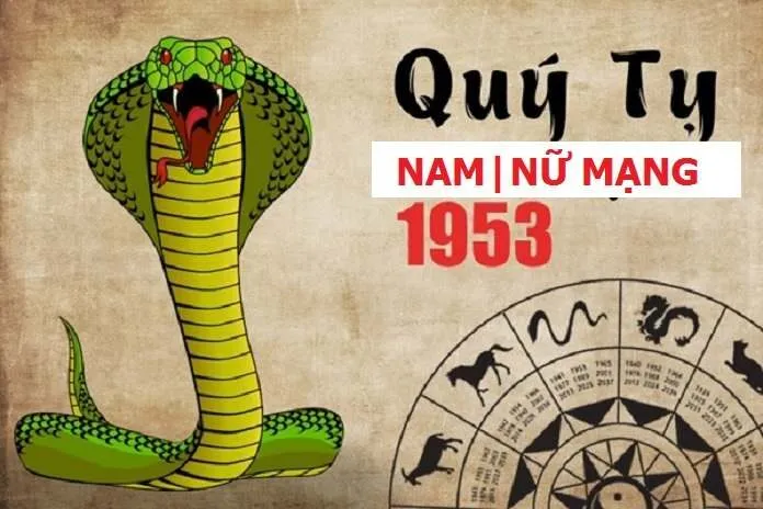 Nam mạng, Nữ mạng tuổi Quý Tỵ 1953 mệnh gì, tuổi gì, hợp màu gì?